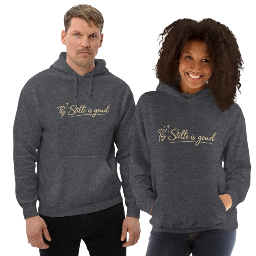 Stilte is goud hoodie