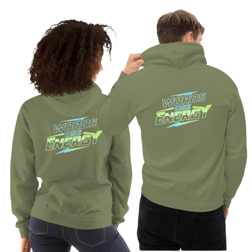Words use energie hoodie